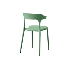 Set de 4 Sillas Elena, Color Verde, Diseño Moderno