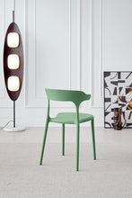 Set de 4 Sillas Elena, Color Verde, Diseño Moderno