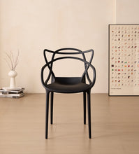 Silla Palermo, Color Negro, Con espaldar y diseño Moderno X4