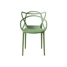 Silla Palermo, Color Verde, Con espaldar y diseño Moderno X4