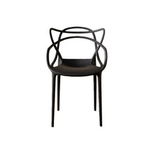 Set de 2 Sillas Palermo, Color Negro, con Espaldar y Diseño Moderno