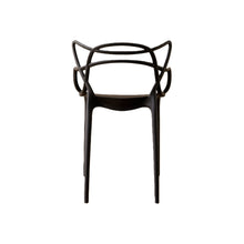 Set de 4 Sillas Palermo, Color Negro, con Espaldar y Diseño Moderno