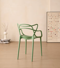 Set de 2 Sillas Palermo, Color Verde, con Espaldar y Diseño Moderno