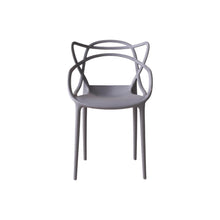 Set de 2 Sillas Palermo, Color Gris, con Espaldar y Diseño Moderno