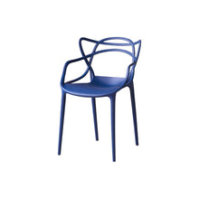 Silla Palermo, Color Azul, Con espaldar y diseño Moderno
