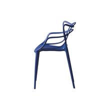 Silla Palermo, Color Azul, Con espaldar y diseño Moderno