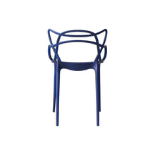 Set de 2 Sillas Palermo, Color Azul, con Espaldar y Diseño Moderno