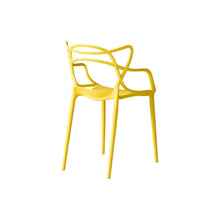 Silla Palermo, Color Amarillo, Con espaldar y diseño Moderno