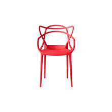 Set de 2 Sillas Palermo, Color Rojo, con Espaldar y Diseño Moderno