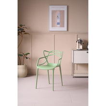 Silla Palermo, Verde Claro, con Espaldar y Diseño Moderno X4