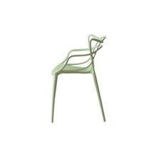 Silla Palermo, Verde Claro, con Espaldar y Diseño Moderno X4
