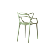 Silla Palermo, Verde Claro, con Espaldar y Diseño Moderno X2