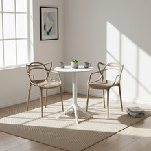 Silla Palermo, Color Taupe, Con espaldar y diseño Moderno X2