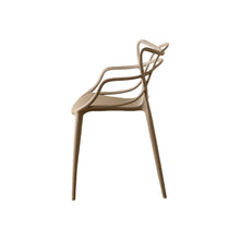 Silla Palermo, Color Taupe, Con espaldar y diseño Moderno