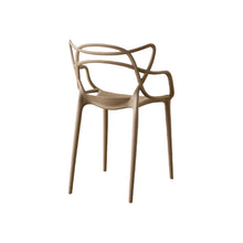 Silla Palermo, Color Taupe, Con espaldar y diseño Moderno