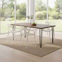 Silla Palermo, Color Blanco, Con espaldar y diseño Moderno X4