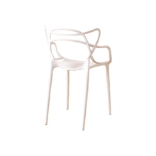 Silla Palermo, Color Blanco, Con espaldar y diseño Moderno X4