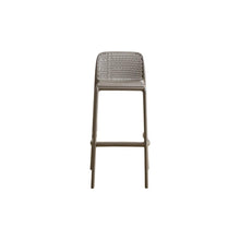 Silla para Bar Túnez, Color Taupe, con Espaldar Redondeado y Transpirable