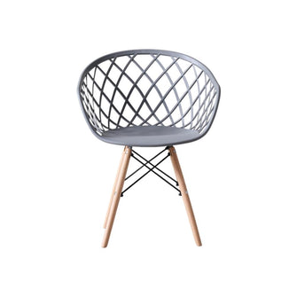 Silla Oasis con Brazos, Color Gris, Con espaldar X4