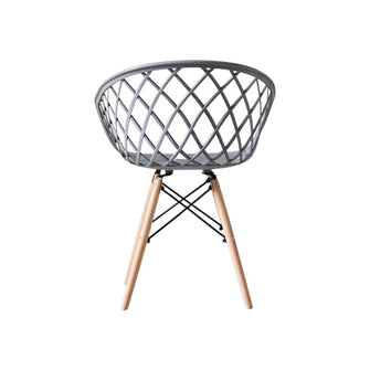 Silla Oasis con Brazos, Color Gris, Con espaldar