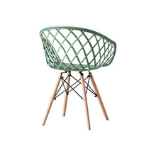 Set de 2 Sillas Oasis con Brazos, Color Verde Olivo, con Espaldar