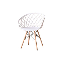 Set de 4 Sillas Oasis con Brazos, Color Blanco, con Espaldar