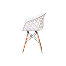 Set de 4 Sillas Oasis con Brazos, Color Blanco, con Espaldar