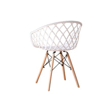 Set de 2 Sillas Oasis con Brazos, Color Blanco, con Espaldar