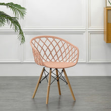Silla Oasis con Brazos, Color Mandarina, con Espaldar