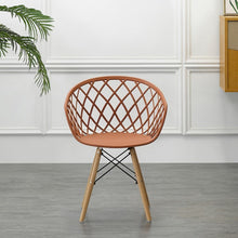 Silla Oasis con Brazos, Color Terracota, con Espaldar