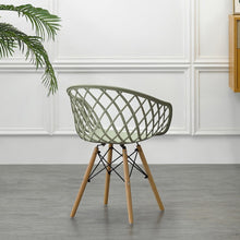 Set de 2 Sillas Oasis con Brazos, Color Verde, con Espaldar
