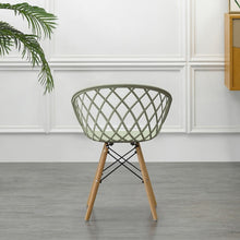 Set de 2 Sillas Oasis con Brazos, Color Verde, con Espaldar