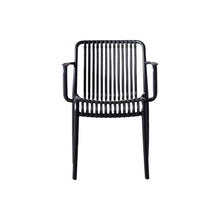 Silla Terra con Brazos, Color Negro, Con espaldar X4