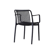 Silla Terra con Brazos, Color Negro, con Espaldar