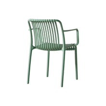 Silla Terra con Brazos, Color Verde Olivo, Con espaldar X4