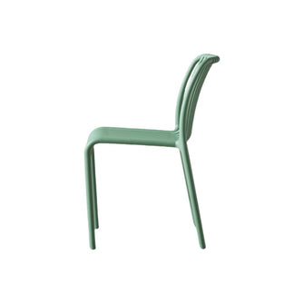 Silla Terra, Color Verde Olivo, Con espaldar X2