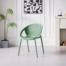 Silla Selva con Brazos, Color Verde Olivo, con Espaldar