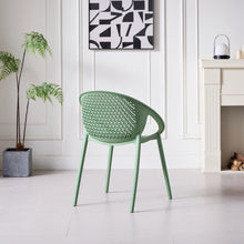 Silla Selva con Brazos, Color Verde Olivo, con Espaldar