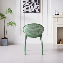 Silla Selva con Brazos, Color Verde Olivo, con Espaldar