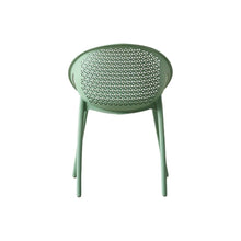 Set de 2 Sillas Selva con Brazos, Color Verde Olivo, con Espaldar