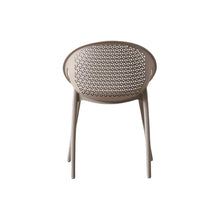 Silla Selva Con Brazos, Color Taupe, Con espaldar X4