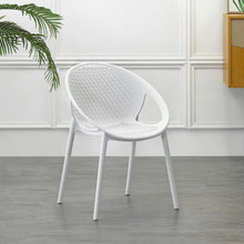 Silla Selva con Brazos, Color Blanco, con Espaldar