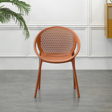Silla Selva con Brazos, Color Terracota, con Espaldar