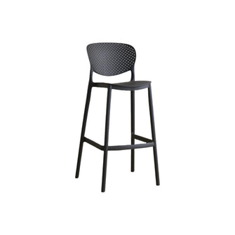 Butaco para Barra Rio, Color Negro, Diseño Moderno