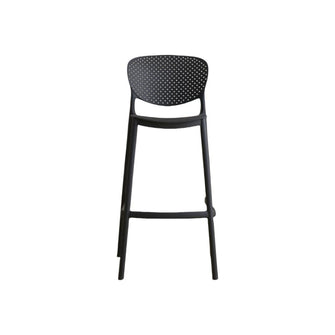Butaco para Barra Rio, Color Negro, Diseño Moderno