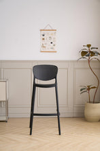 Silla para Bar Río, Color Negro, Diseño Moderno