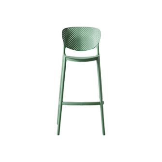 Butaco para Barra Rio, Color Verde Olivo, Diseño Moderno