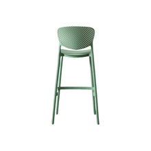 Set de 4 Sillas para Bar Río, Color Verde Olivo, Diseño Moderno