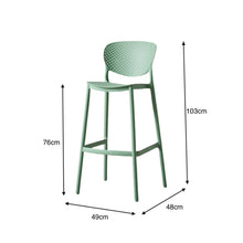 Silla para Bar Río, Color Verde Olivo, Diseño Moderno