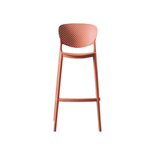 Set de 2 Sillas para Bar Río, Color Terracota, Diseño Moderno